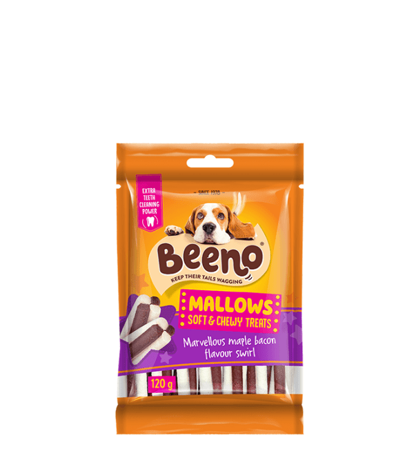 Beeno Flatties Dog Treats Bacon Flavour 120gm Happy Paws