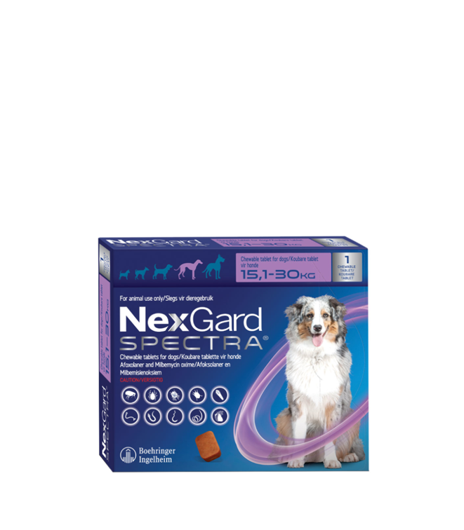 Nexgard Spectra Single Large Dog 15.130kg Happy Paws