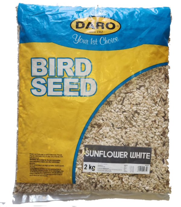 DaroSunflowerWht-3.png Daro White Sunflower Seed Bird Food 2kg