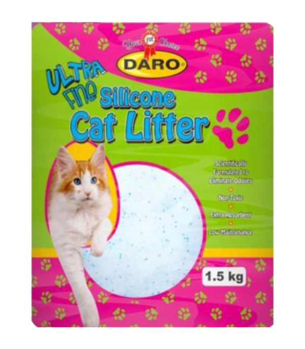 Daroultracatlitter-2.png Daro Cat Litter Ultra Fine Silicone 1.5kg