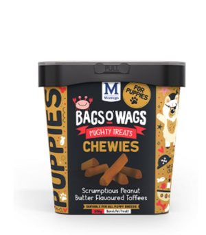 Montego Bags O’ Wags Puppy Toffee Tubes Treats 350G