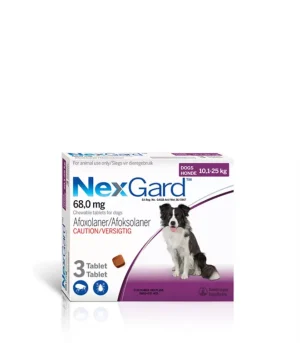 Nexgard Chewable 3 Pack (68mg) 10.1-25kg