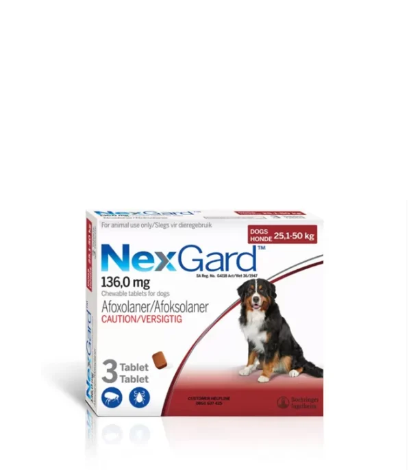 NEXGARD-3-50KG-png-1.webp Nexgard Chewable 3 Pack (136mg) 25.1-50kg for Dogs