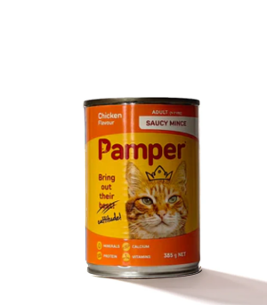 Pamper Cat Can - Chicken Mince 385g