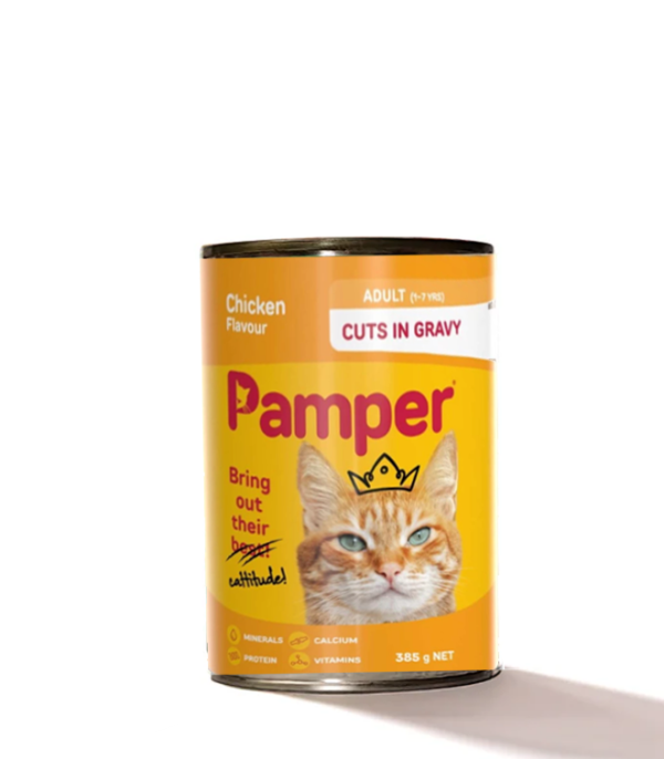 Pamper-Chcken.png Pamper Cat Can - Chicken 385g